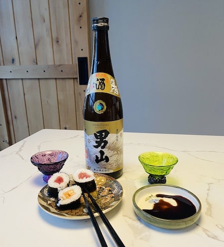 Sake is a brewed beverage that makes a natural pairing with sushi