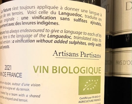 Indigenous yeasts vs a commercial yeast culture may be used in biodynamic and organic wine and are definitely used in natural wine